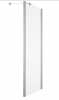 Ronal ścianka boczna 100x198,4 cm, szkło przezroczyste, profile srebrny połysk SOLT310005007